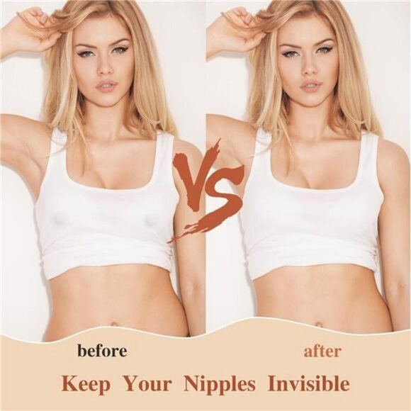 Sticky Strapless Push Up Bra Silicone Adhesive Invisible Backless Bra 2 Pack - Picture 6 of 7